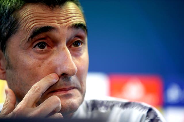 Ernesto Valverde could be on his way out of the Nou Camp 