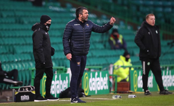 St Johnstone manager Callum Davidson