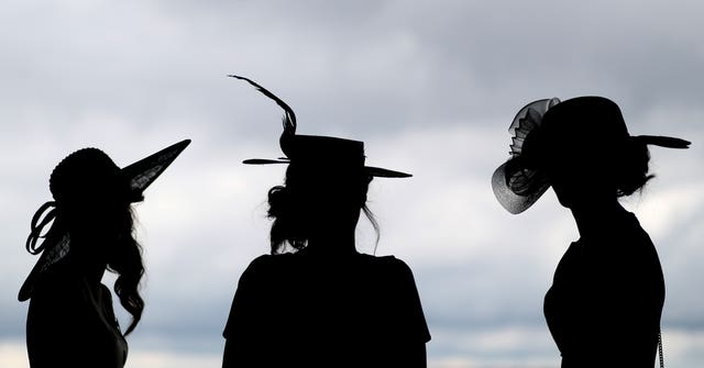 Racegoers at Royal Ascot (Brian Lawless/PA)