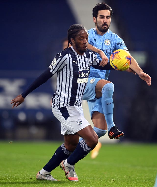 Romaine Sawyers was racially abused online during West Brom's Premier League defeat to Manchester City 
