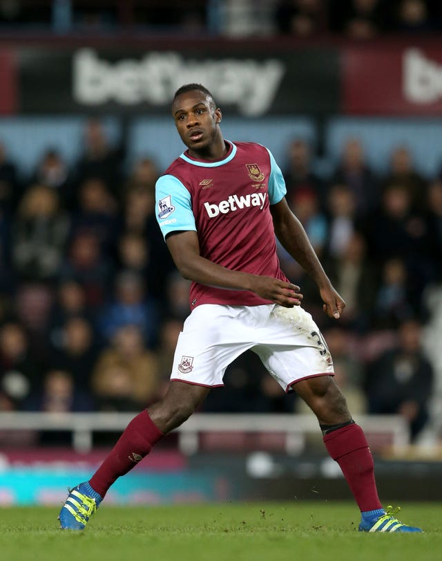 Michail Antonio in action for West Ham