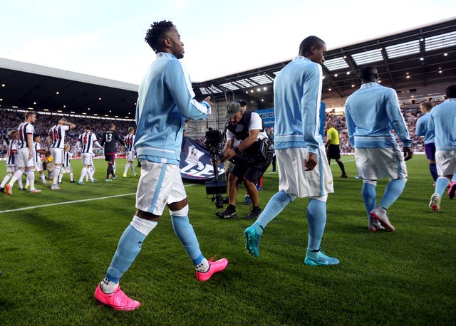Sterling made his debut against West Brom