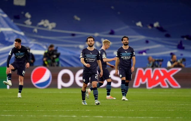 Guardiola hopes City can continue to bounce back from their Bernabeu dejection