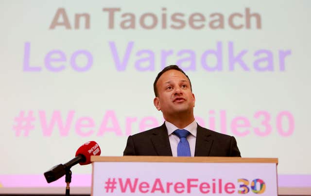 Leo Varadkar in Northern Ireland