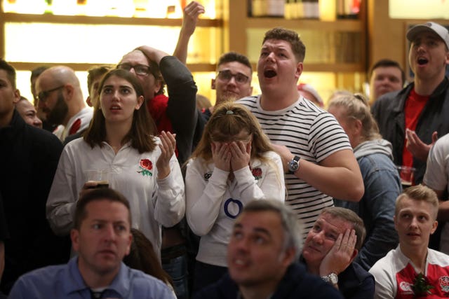 These fans were watching in St Albans