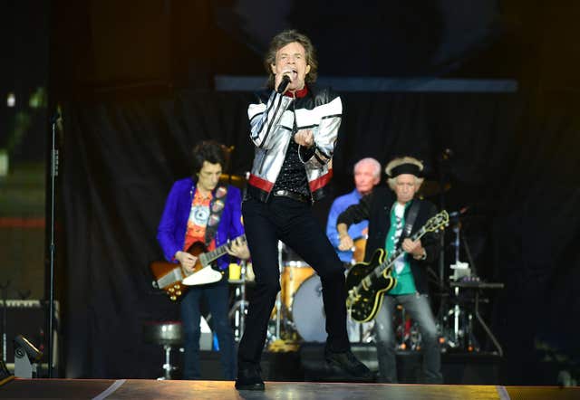 The Rolling Stones performing at the London Stadium (Ian West/PA)