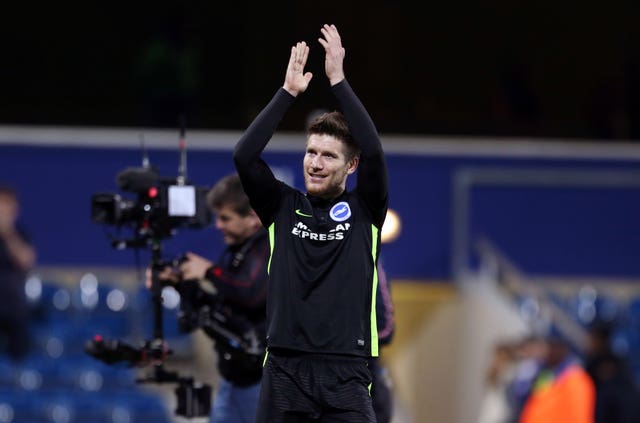 Pocognoli applauds the Brighton fans