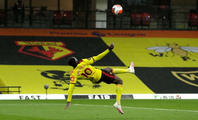 Welbeck''s first Watford goal came in spectacular fashion