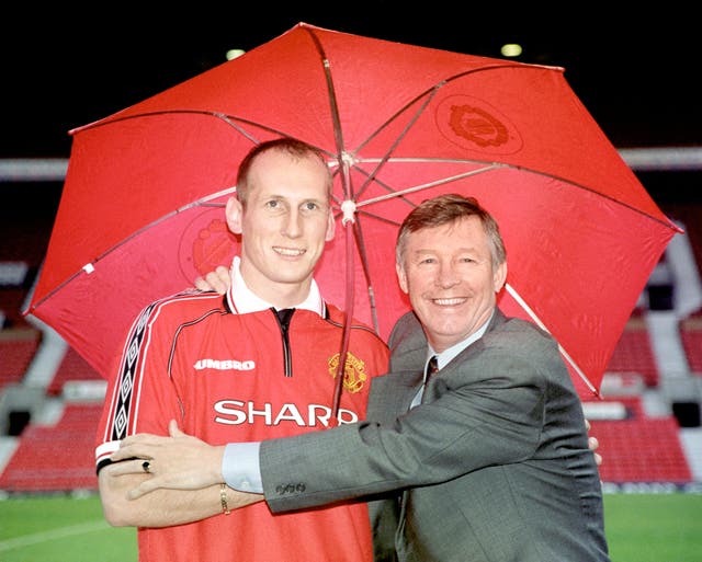 Stam signed for Manchester United for £10million in 1998