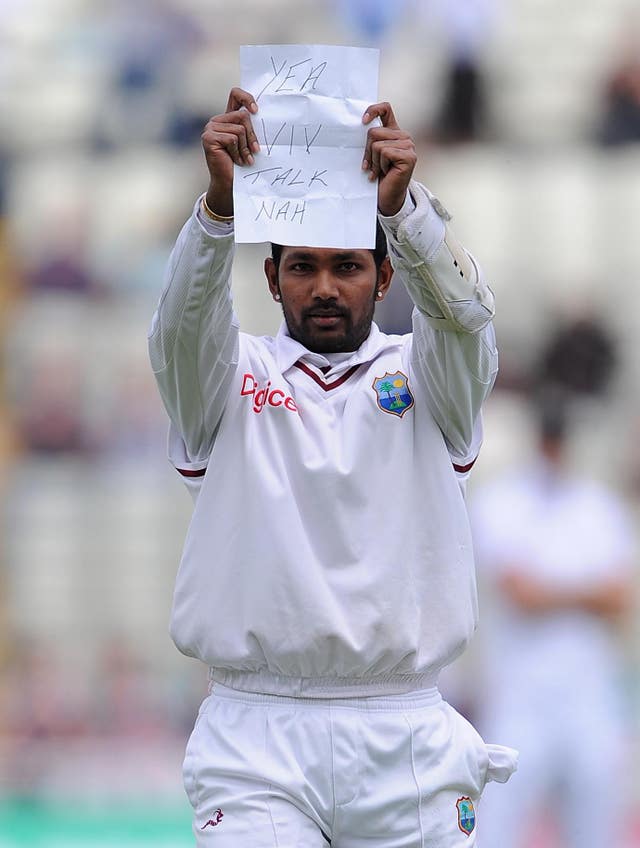Denesh Ramdin, pictured, responded to criticism from Sir Viv Richards (Nigel French/PA)