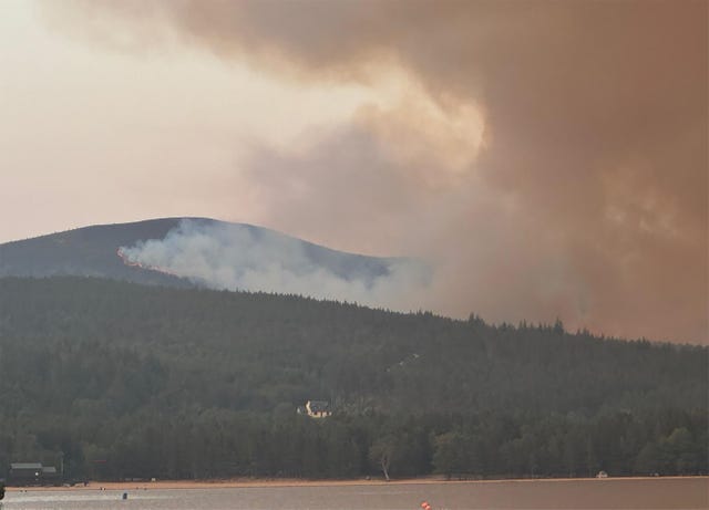 Scottish wildfire
