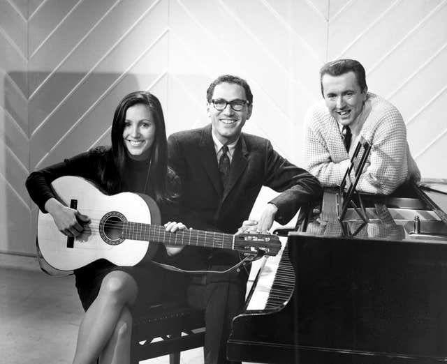The Frost Report with David Frost, Tom Lehrer and Julie Felix (PA)