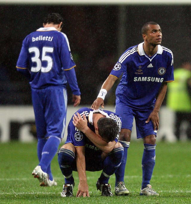 John Terry's miss proved costly for Chelsea in the 2008 final