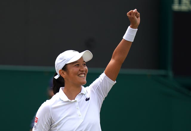 Harmony Tan produced a fine display to reach the fourth round
