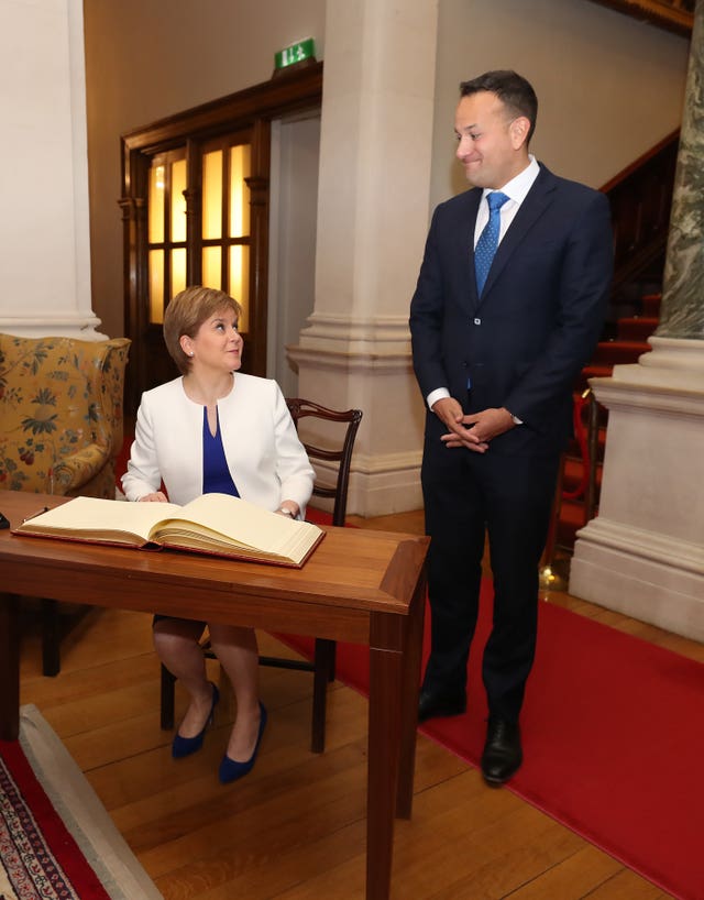 Nicola Sturgeon visits Dublin
