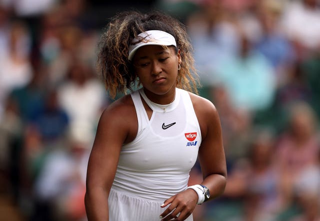 Naomi Osaka lost in the first round of Wimbledon