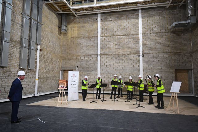 The Prince of Wales listened RCM musicians played