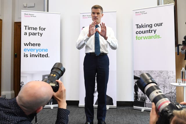 Mark Harper launches his campaign for the Tory leadership