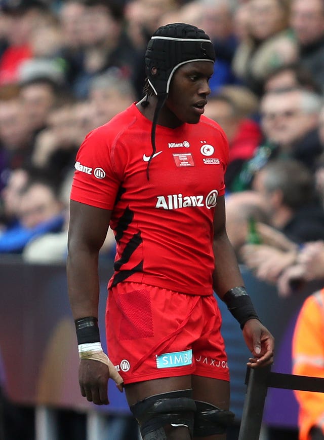 Maro Itoje, who was yellow carded in the first half, started at number six for Saracens