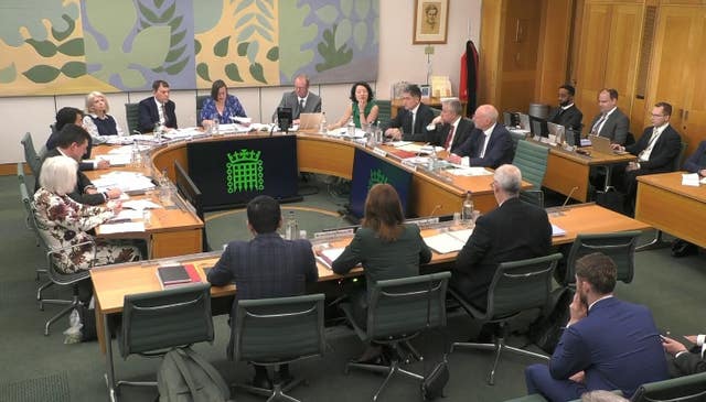 Rachel Reeves appearing before the Treasury Select Committee