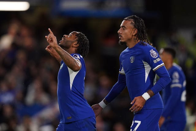 Chelsea’s Raheem Sterling is expected to return to the England fold