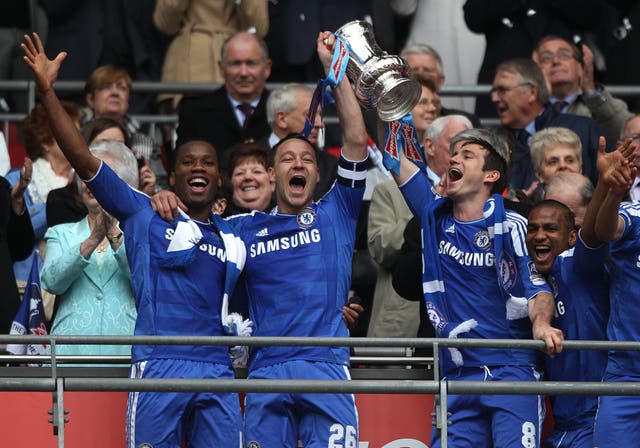 Terry won the FA Cup five times at Chelsea