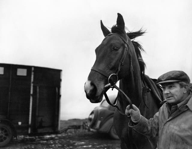 Sir Ken with trainer Willie Stephenson