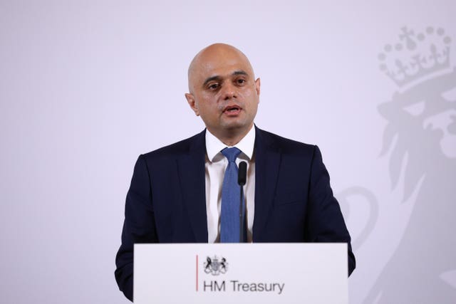 Chancellor Sajid Javid 