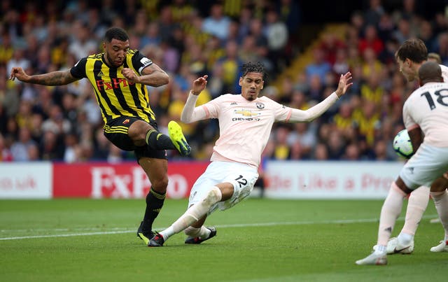 Troy Deeney went close for Watford