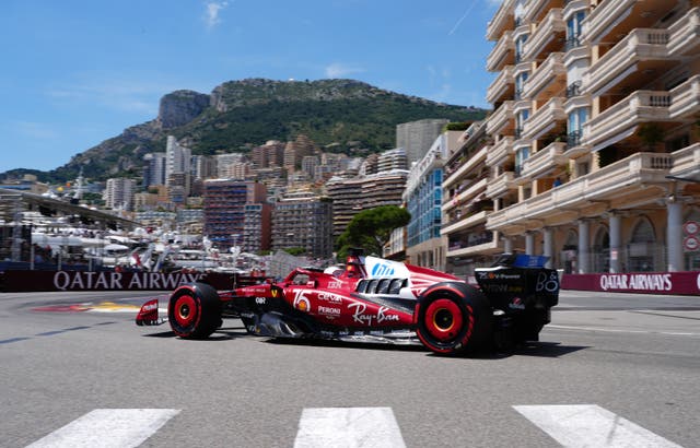 Charles Leclerc was fastest in all three practice sessions