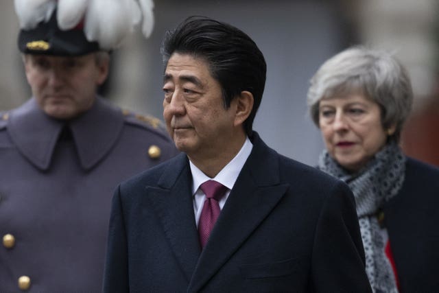 Shinzo Abe visit to UK