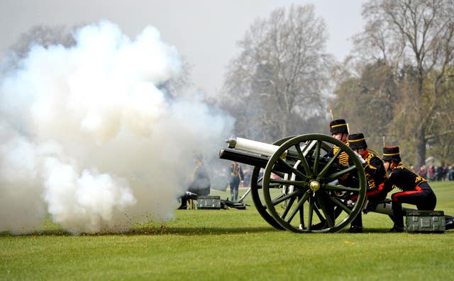 Gun salutes