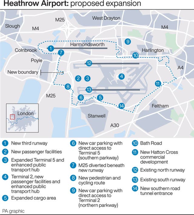 Heathrow Airport: proposed expansion