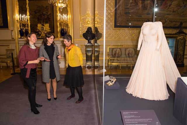 Princess Eugenie's evening gown
