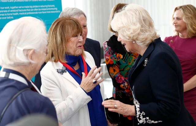 The Duchess of Cornwall met Nerys Hughes