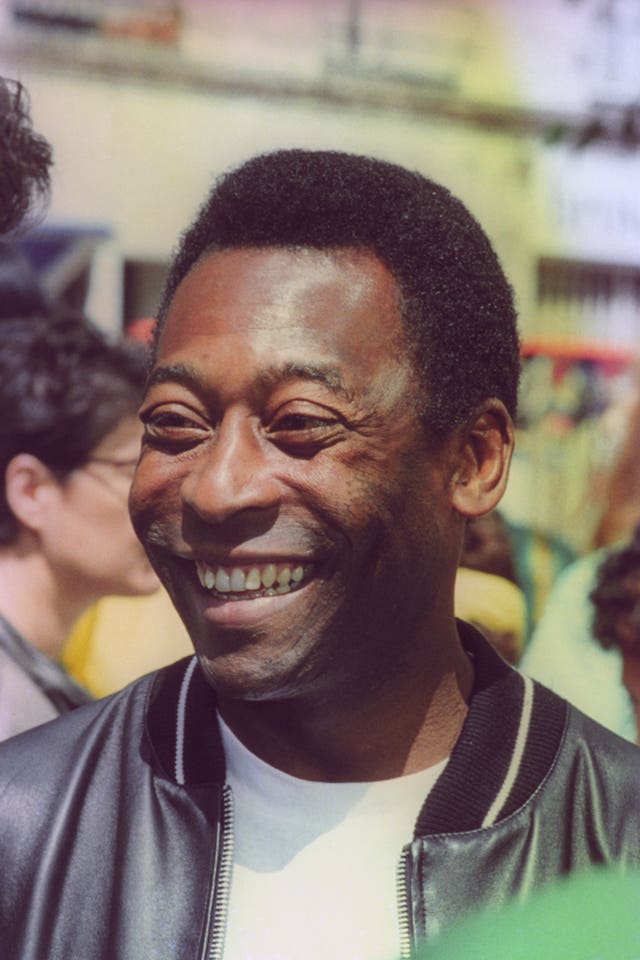 Pele stopped playing for Santos in 1974 