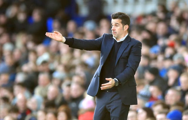 Marco Silva was unhappy with the officials on Sunday 