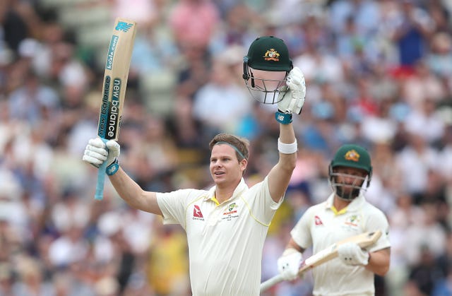 Steve Smith scored 144 in the first innings and 142 in the second. It was his first Test appearance since March 2018 after his ball-tampering ban