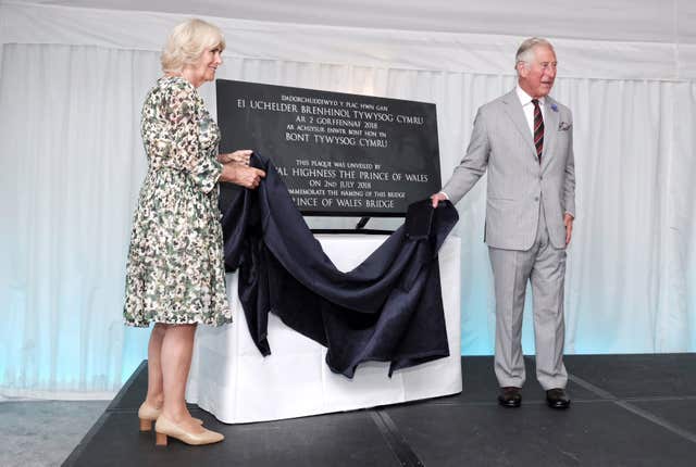 Charles and Camilla in Wales