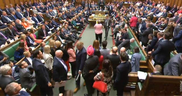 SNP MPs walk out of the House of Commons