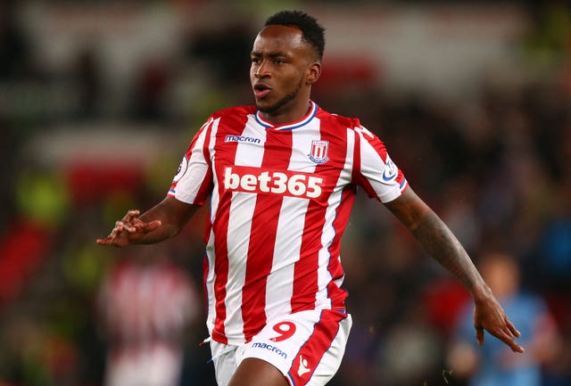 Saido Berahino in action for Stoke