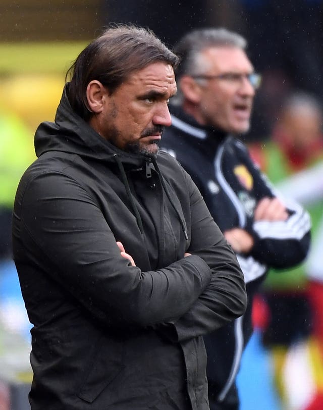 Norwich manager Daniel Farke