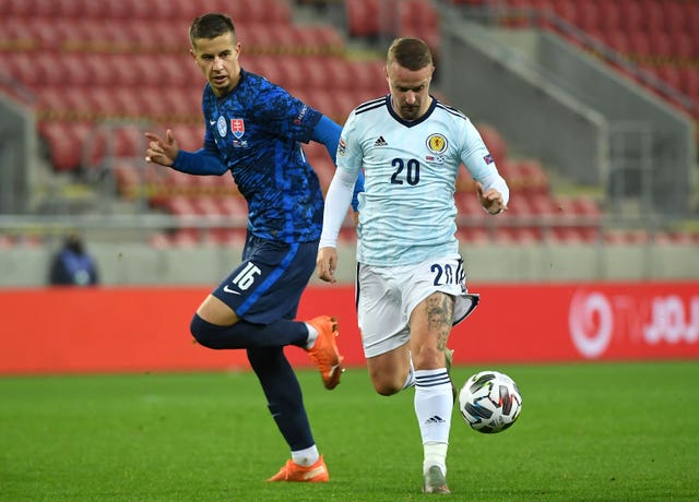 Scotland’s nine-match unbeaten run comes to end with defeat in Slovakia