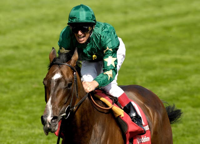 Authorized and Frankie Dettori winning the Derby at Epsom