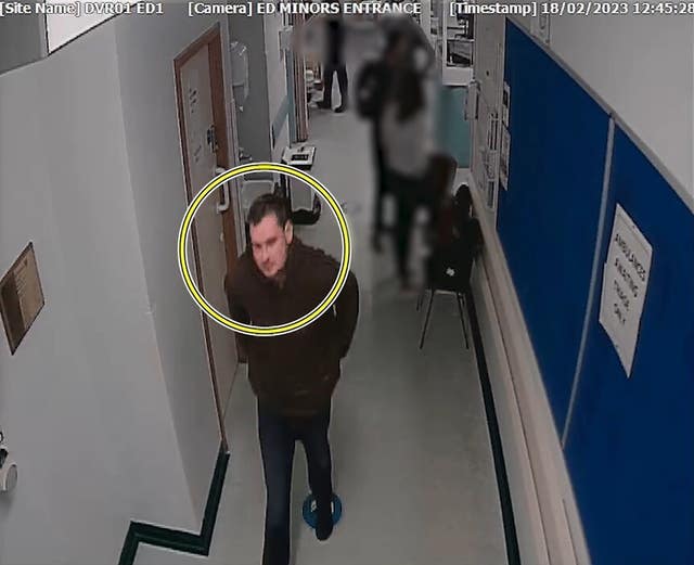 Cameron Davis seen on CCTV before he attacked Lorna England