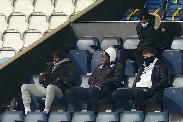 Eberechi Eze, left, was allowed by his old club QPR to attend their FA Cup tie against Fulham on Saturday