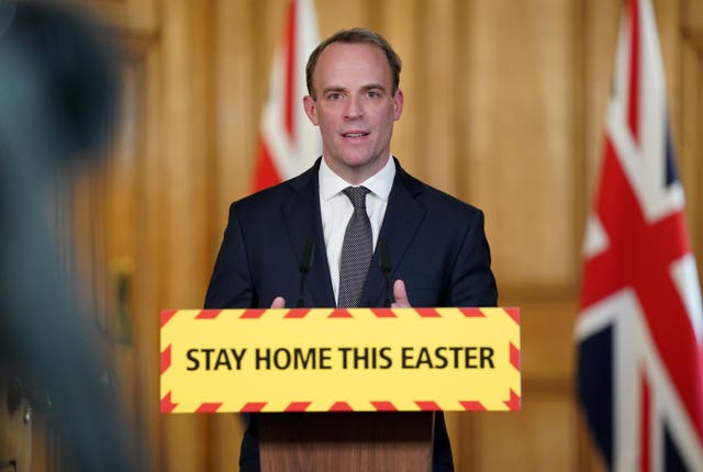 Foreign Secretary Dominic Raab