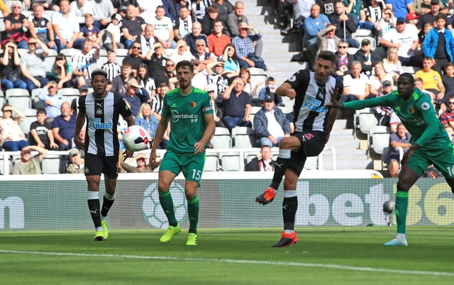 Schar's strike against Watford was allowed to stand despite a handball in the build-up