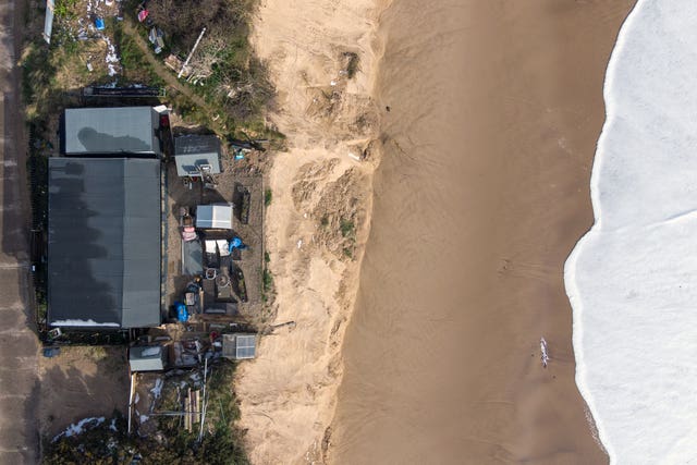 Hemsby cliff erosion – Norfolk