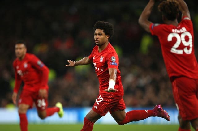 Gnabry scores four as Bayern Munich thrash Tottenham